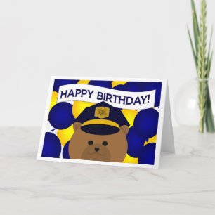 Gelukkige Verjaardag Politieheld! Kaart