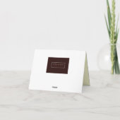 Gelukkige Verjaardag  Puppy Dog Kaart (Achterkant)