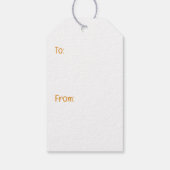 Gelukkige Verjaardag Raketschip Franse Bulldog Cadeaulabel (Achterkant)