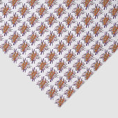 GELUKKIGE VERJAARDAG roze plezier cool Tissuepapier (Detail)