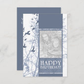 gelukkige verjaardag (silhouscreen) (Voorkant / Achterkant)