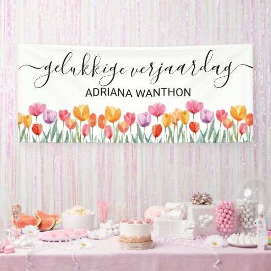 gelukkige verjaardag spandoek (Feest)