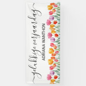 gelukkige verjaardag spandoek (Verticaal)