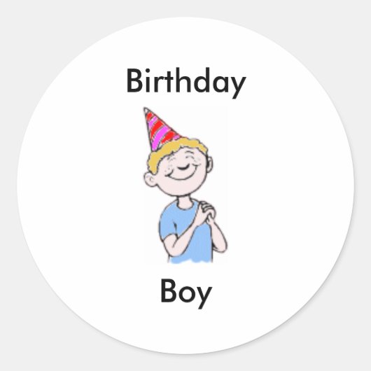 Gelukkige verjaardag! sticker voor verkoop! (Voorkant)