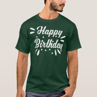 Gelukkige verjaardag t-shirt