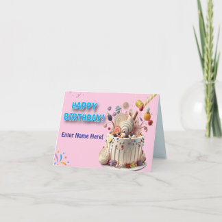 Gelukkige Verjaardag Toast Feestdagen Kaart