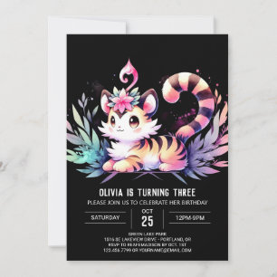 Gelukkige verjaardag van Castle Tiger Kaart