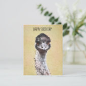 Gelukkige verjaardag van de EMU Kaart (Staand voorkant)