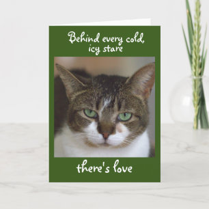 Gelukkige verjaardag van de kat kaart