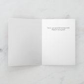 Gelukkige verjaardag van een stabiele hand kaart (Binnen)
