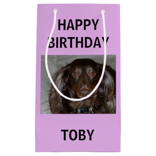 Gelukkige verjaardag van mijn Baby Klein Cadeauzakje (Voorkant)