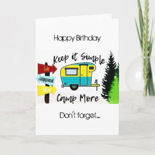 GELUKKIGE VERJAARDAG VAN MIJN *** DE CAMPER *** IN KAART