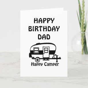 GELUKKIGE VERJAARDAG VAN MIJN GELUKKIGE CAMPER *** KAART