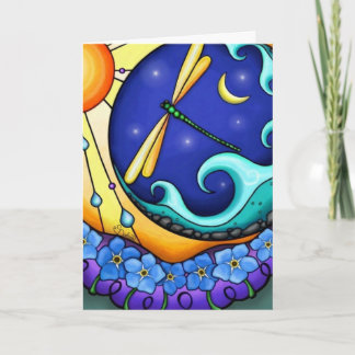 Gelukkige verjaardag - Vergeet me niet Kaart