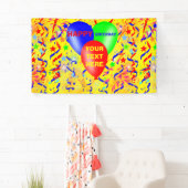Gelukkige verjaardag, verjaardagsfeest spandoek (Insitu)