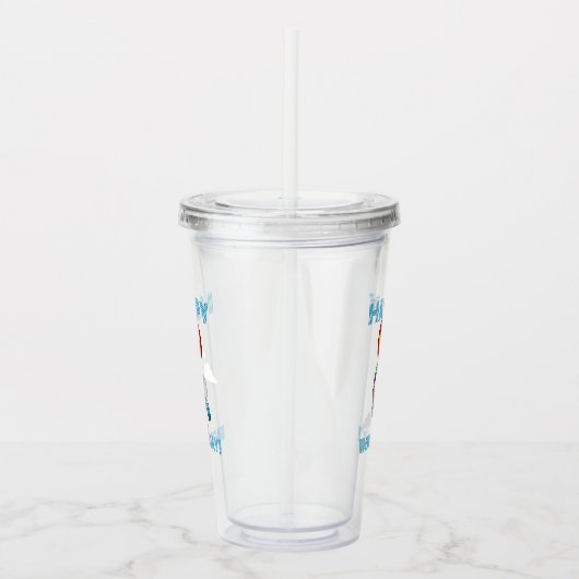 Gelukkige verjaardag! Voeg de Age Opossum & Red Ba Acryl Drinkbeker (Rechts)