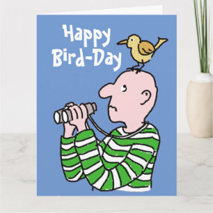 Gelukkige Verjaardag Vogelaar of Vogelaar Kaart