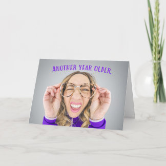 Gelukkige verjaardag voor haar vrouw humor feestdagen kaart