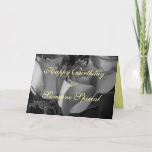 Gelukkige verjaardag voor iemand speciaal kaart