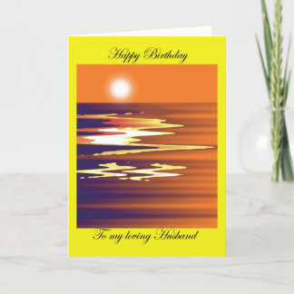 Gelukkige verjaardag voor mijn liefhebbende man kaart