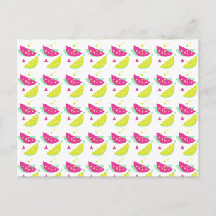 Gelukkige Verjaardag Watermeloen Limonade Briefkaart
