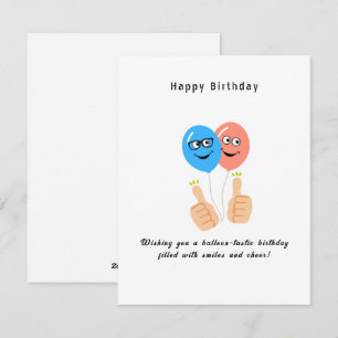 Gelukkige Verjaardag Wensen u ballon-tastic verjaa Feestdagenkaart