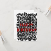 Gelukkige Verjaardag Wielrenner Kaart (Voorkant / Achterkant in situ)