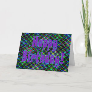 Gelukkige verjaardag! Zeg het met flair! Kaart