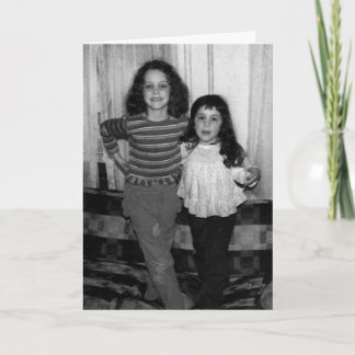 Gelukkige Verjaardag - Zuster Feestdagen Kaart