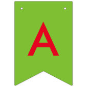 Gelukkige verjaardagsbanner vlaggetjes (Derde vlag)