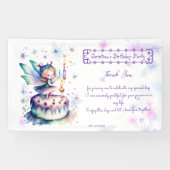 Gelukkige Verjaardagsfee 01 Spandoek (Horizontaal)