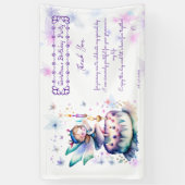 Gelukkige Verjaardagsfee 01 Spandoek (Verticaal)