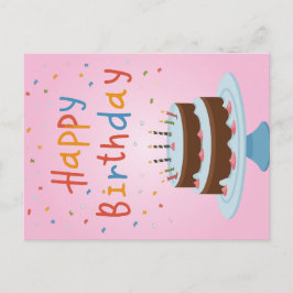 Gelukkige verjaardagskaart feestdagenkaart