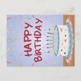 Gelukkige verjaardagskaart feestdagenkaart