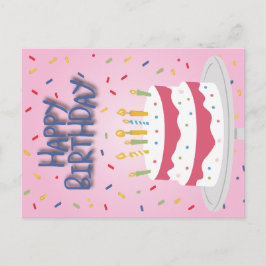 Gelukkige verjaardagskaart feestdagenkaart