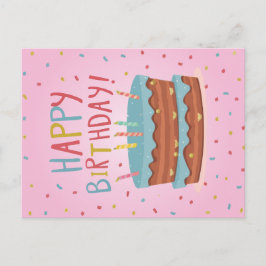 Gelukkige verjaardagskaart feestdagenkaart