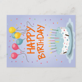 Gelukkige verjaardagskaart feestdagenkaart