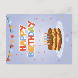 Gelukkige verjaardagskaart feestdagenkaart