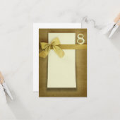 Gelukkige verjaardagskaart kaart (Voorkant / Achterkant in situ)