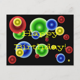 Gelukkige Verjaardagskringen Briefkaart