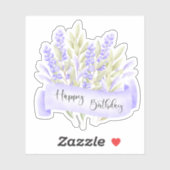 Gelukkige verjaardagssticker sticker (Vel)