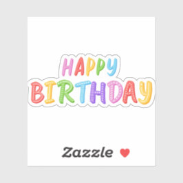 Gelukkige verjaardagssticker sticker