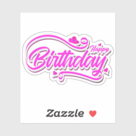 Gelukkige verjaardagssticker sticker