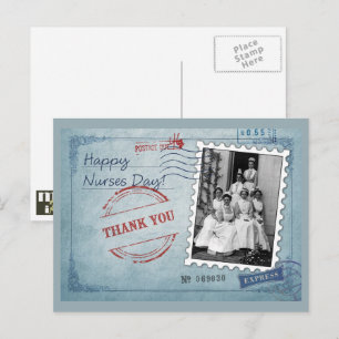 Gelukkige Verpleegkundigen Dag.  verpleegkundigen Briefkaart