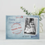 Gelukkige verpleegkundigen week.  ontwerp Aangepas Kaart (Staand voorkant)