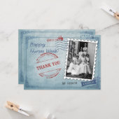 Gelukkige verpleegkundigen week.  ontwerp Aangepas Kaart (Voorkant / Achterkant in situ)