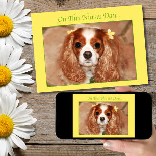 Gelukkige Verpleegstersdag Cavalier King Charles S Kaart