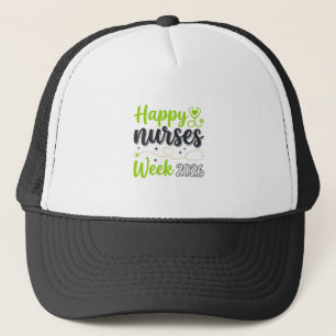 Gelukkige verpleegstersweek 2026 Stethoscoop Verpl Trucker Pet