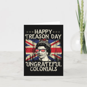 Gelukkige Verraad Dag Ondankbare Kolonisten Grappi Kaart