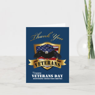 Gelukkige Veteranendag Dank u kaarten